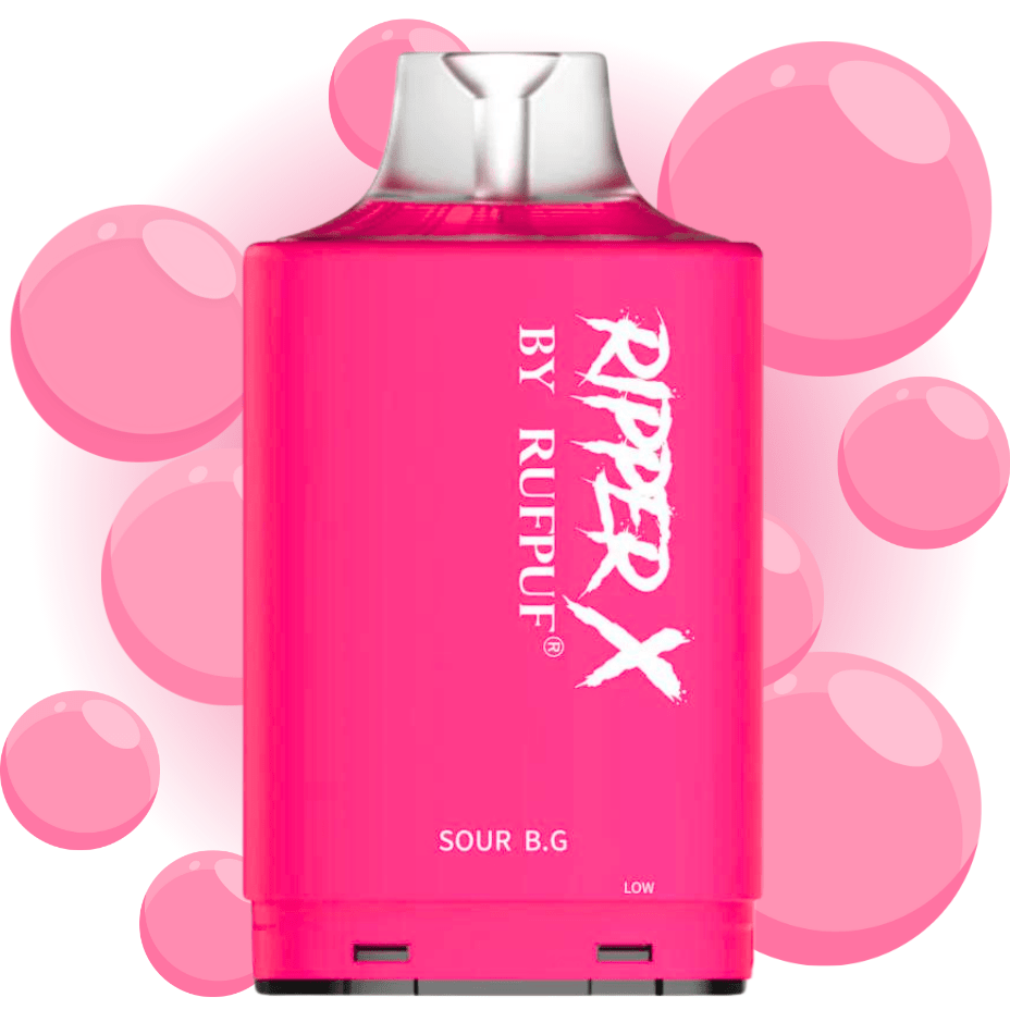 RufPuf Ripper X 50K Turbo Pod - Sour B.G 50000 Puffs / 20mg Vape Superstore  Saskatchewan Canada