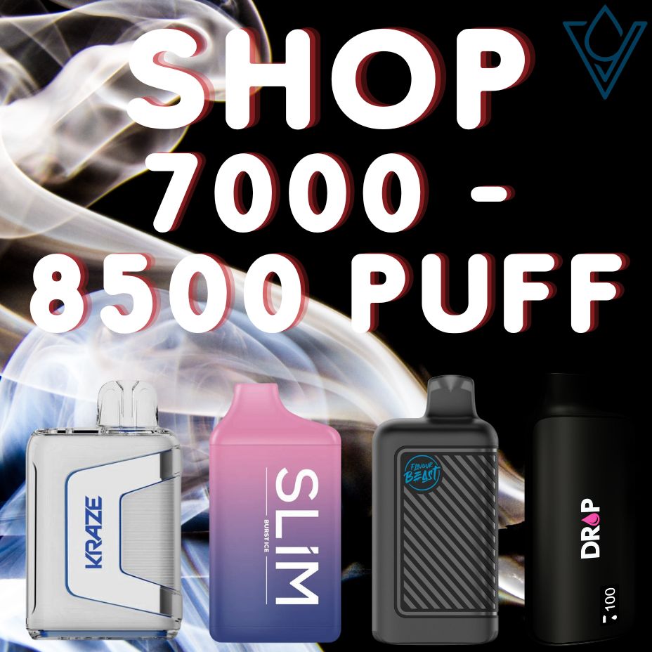Disposable Vapes 7000 to 8500 Puffs