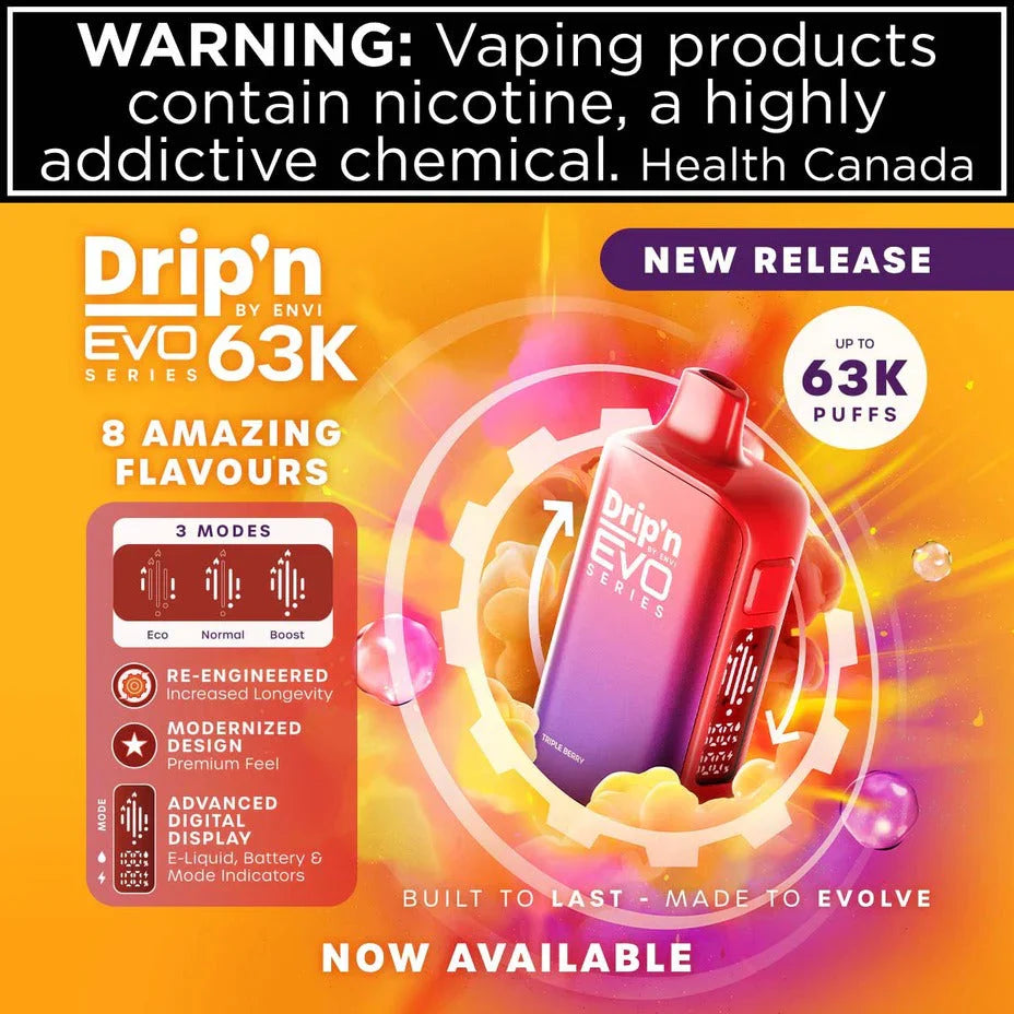 Drip'n by Envi Evo 63K Disposable Vape