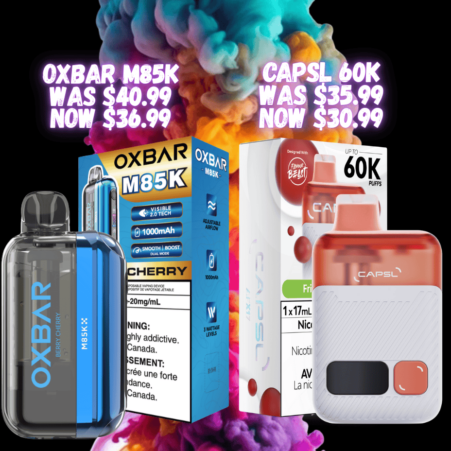 Shop disposable vapes on sale in Canada. Save up to 30% on big puff count disposables