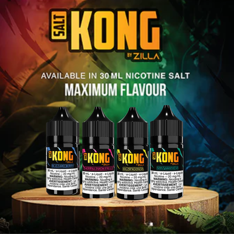 Kong Salt by Zilla in Regina Canada. Buy cheap vape juice in Canada