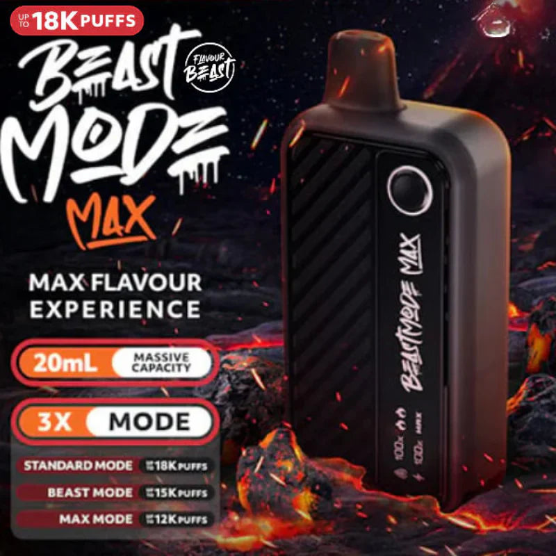 Flavor Beast Beast Mode max 18k disposable vape