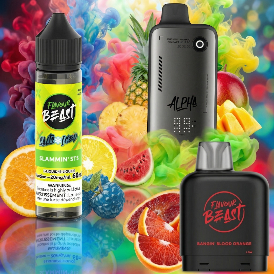 Buy Flavour Beast Vape Disposables at Vapexcape Regina Vape SuperStore in Saskatchewan, Canada