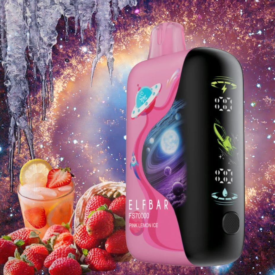 ELFBAR FS70K Disposable Vape - Pink Lemon Ice 70000 / 20mg Vape SuperStore Regina Canada