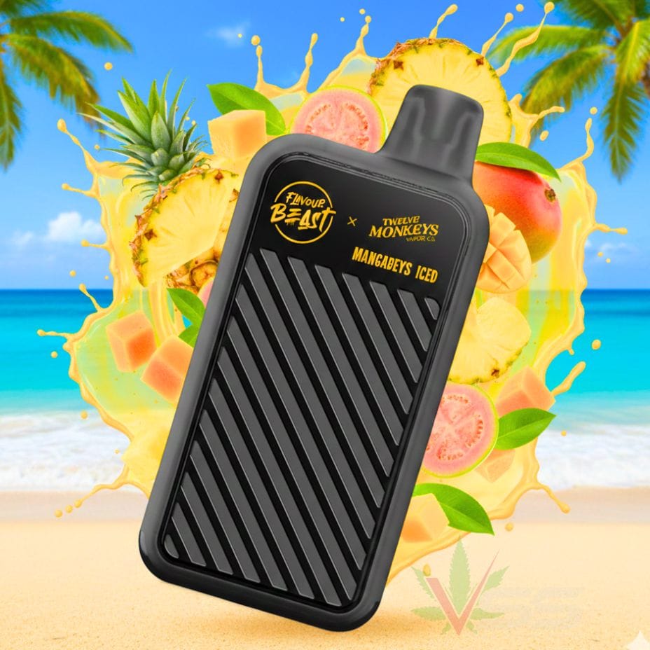 Flavour Beast x 12 Monkeys Beast Mode Max 2 50K Disposable Vape Mangabeys Vape SuperStore Regina Saskatchewan