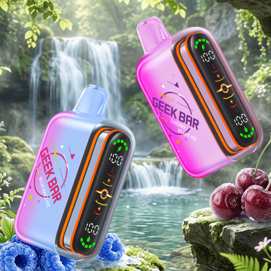 Geek Bar Pulse 2 80K Disposable Vape Blue Razz Ice and Cherry Blast Ice Vape SuperStore Regina Canada