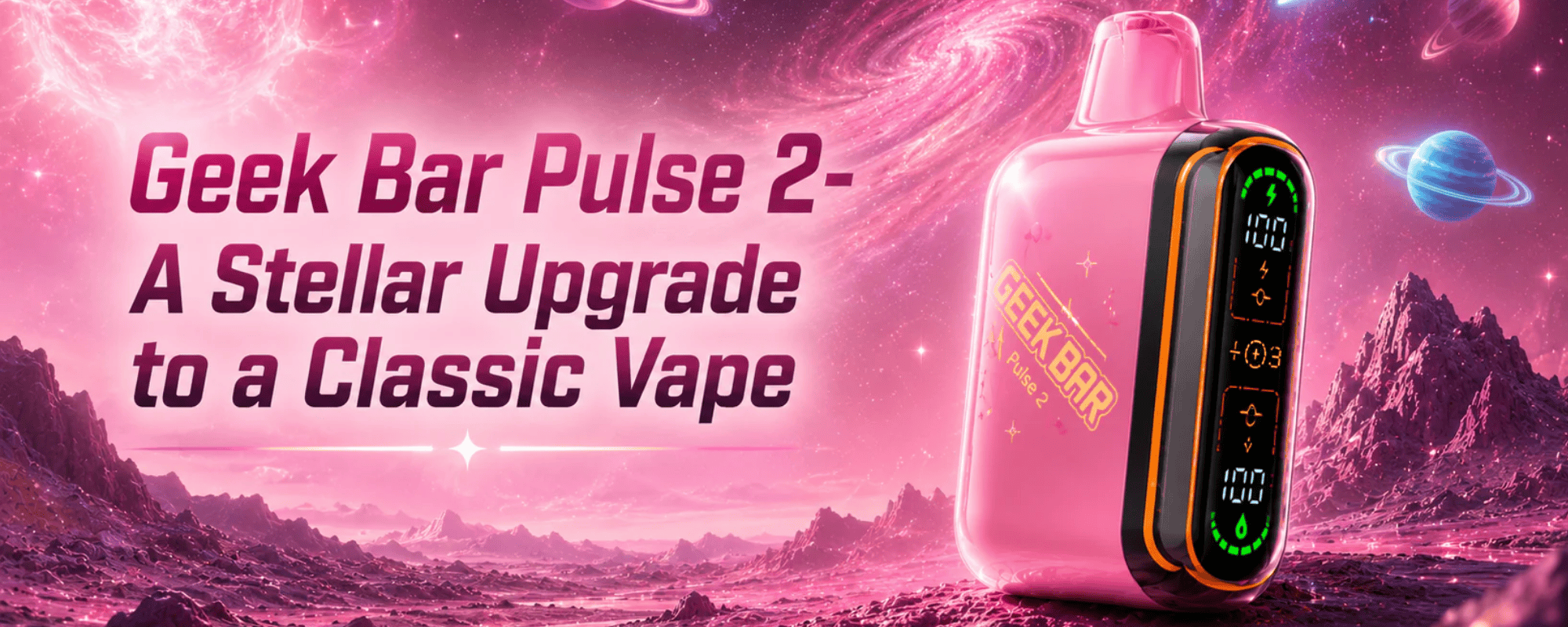 Geek Bar Pulse 2 80K Disposable at Vapexcape Regina Vape SuperStore and Bong Shop in Saskatchewan Canada Mobile