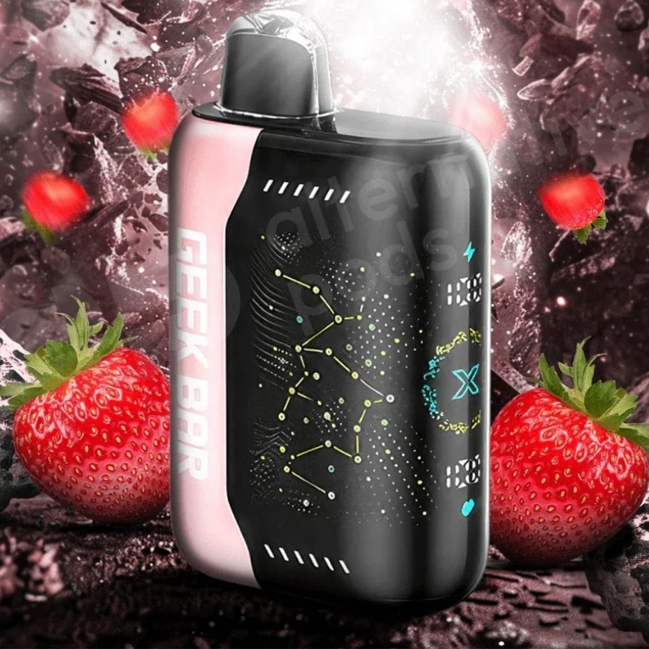 Geek Bar Pulse X 25K Disposable Vape Strawberry Twist Ice Vape SuperStore Regina Saskatchewan