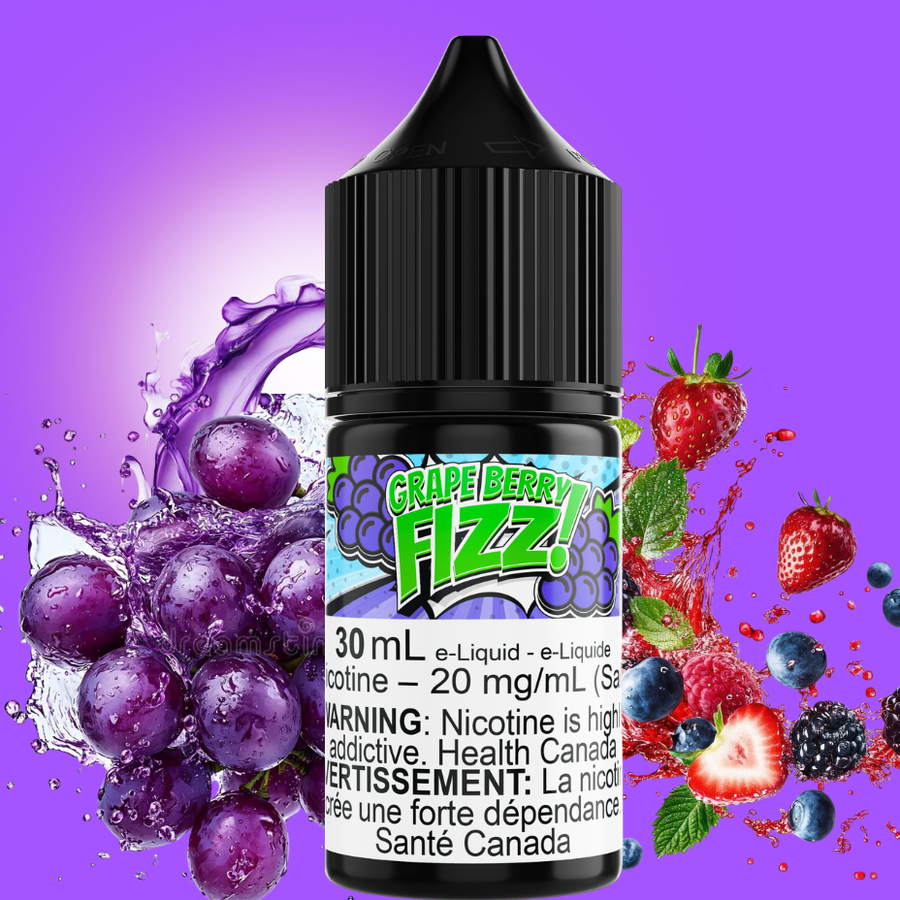 Grape Berry Fizz Salt by Maverick E-Liquid 30ml / 12mg Vape Superstore  Saskatchewan Canada