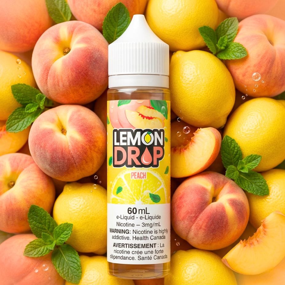 Lemon Drop E-Liquid Peach 60ml 3mg Vape SuperStore Regina Saskatchewan