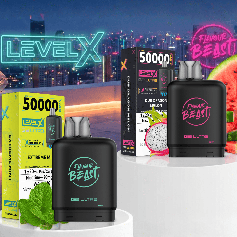 Level X G2 Ultra 50K Closed Pod Phone Banner Vape SuperStore Regina Canada