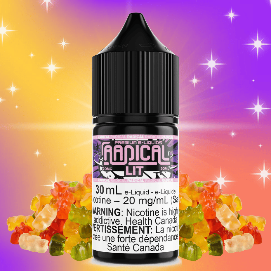 Lit Salt Nic par Radical E-liquide