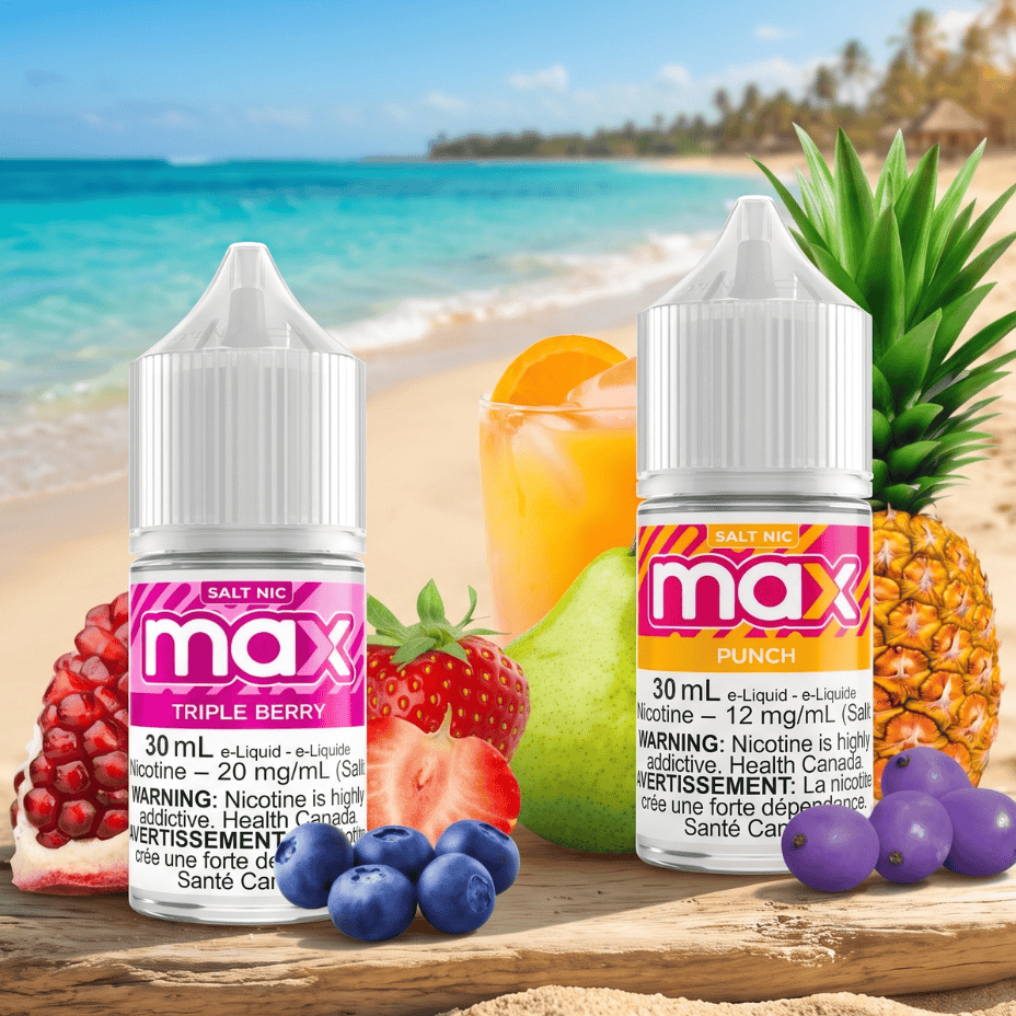 MAX Beachy Salts at Vapexcape Regina  Vape SuperStore and Bong Shop in Saskatchewan Canada