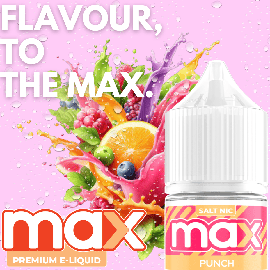 Max Salt Nic E-Liquid Vape SuperStore Regina Canada