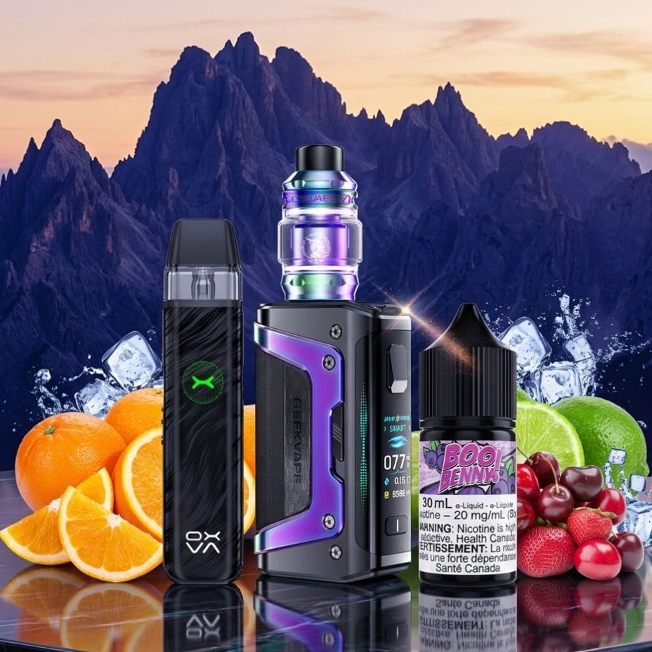 Pod Kit, Mod Kit and Boo Benny Salt 20mg Vape SuperStore Saskatchewan Canada