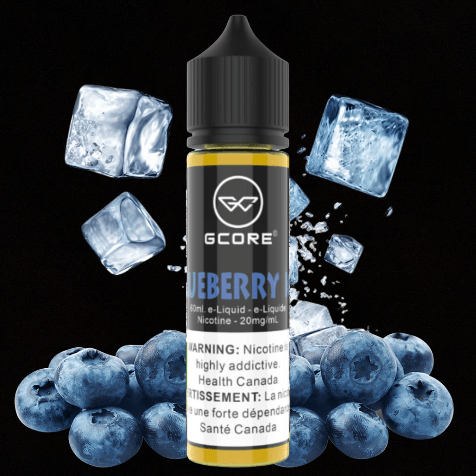 Blueberry Ice Salt by Gcore E-Liquid-60ml 20mg / 60mL Vapexcape Vape and Bong Shop Regina Saskatchewan