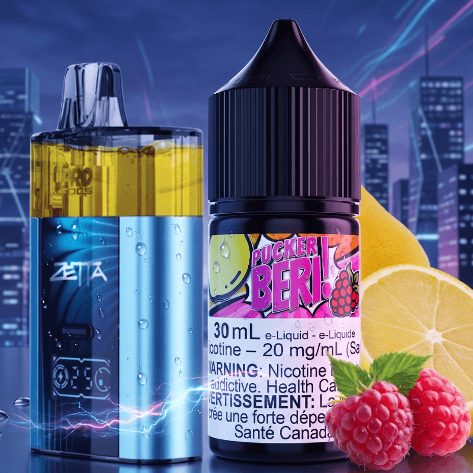 Uwell Zetta Pod Kit / Maverick Salt Pucker Beri Vape SuperStore Regina Canada