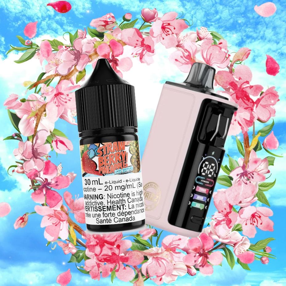 Voopoo Vrizz 2 Pod Kit and Maverick Strawberry Pineapple Salt / 30ml / 20mg Vape SuperStore Saskatchewan Canada