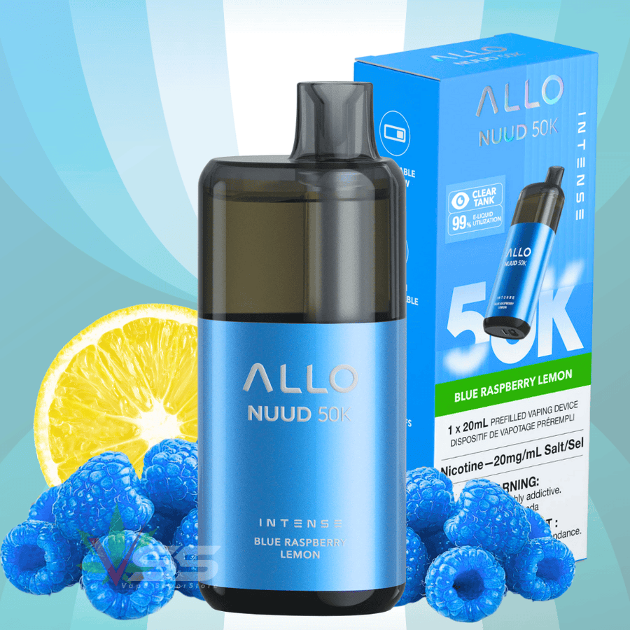 ALLO Nuud 50K Disposable Vape - Blue Raspberry Lemon Vape Superstore  Saskatchewan Canada