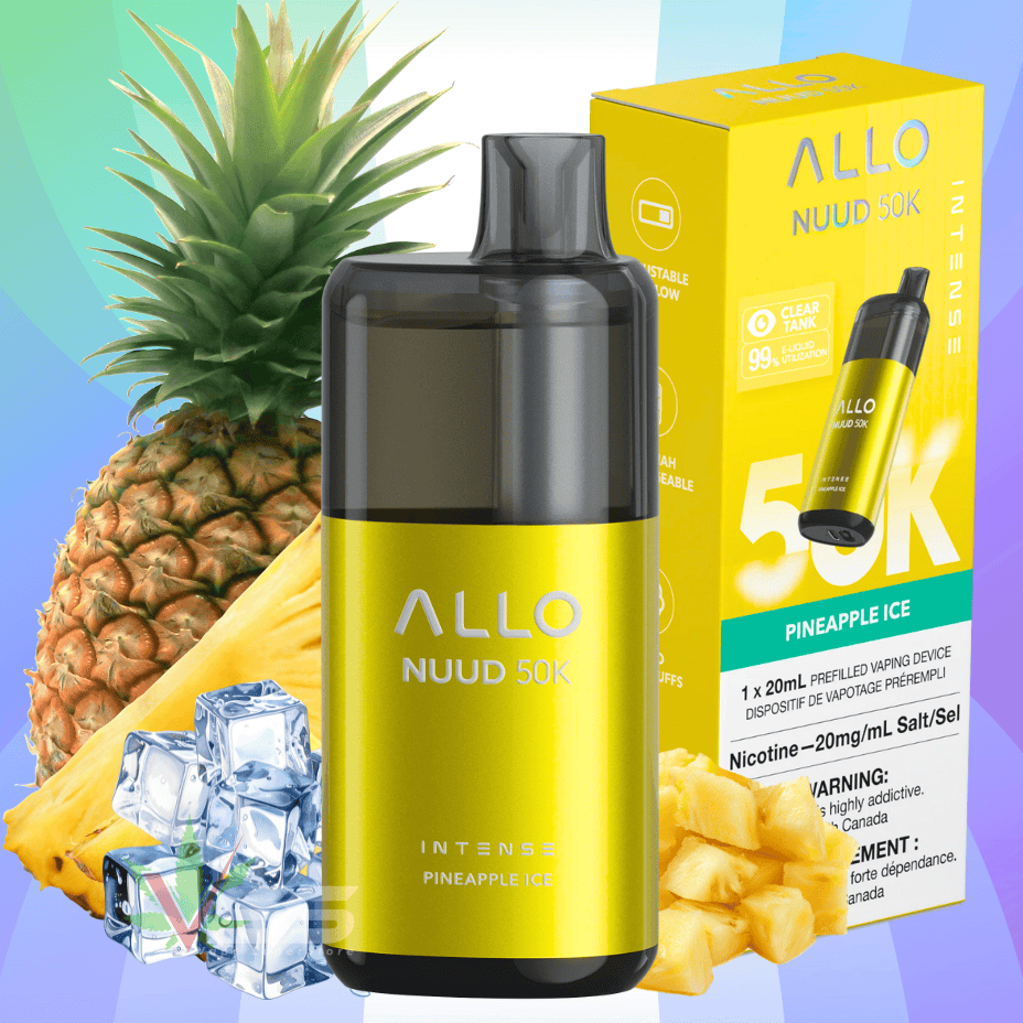 ALLO Nuud 50K Disposable Vape - Pineapple Ice Vape Superstore  Saskatchewan Canada