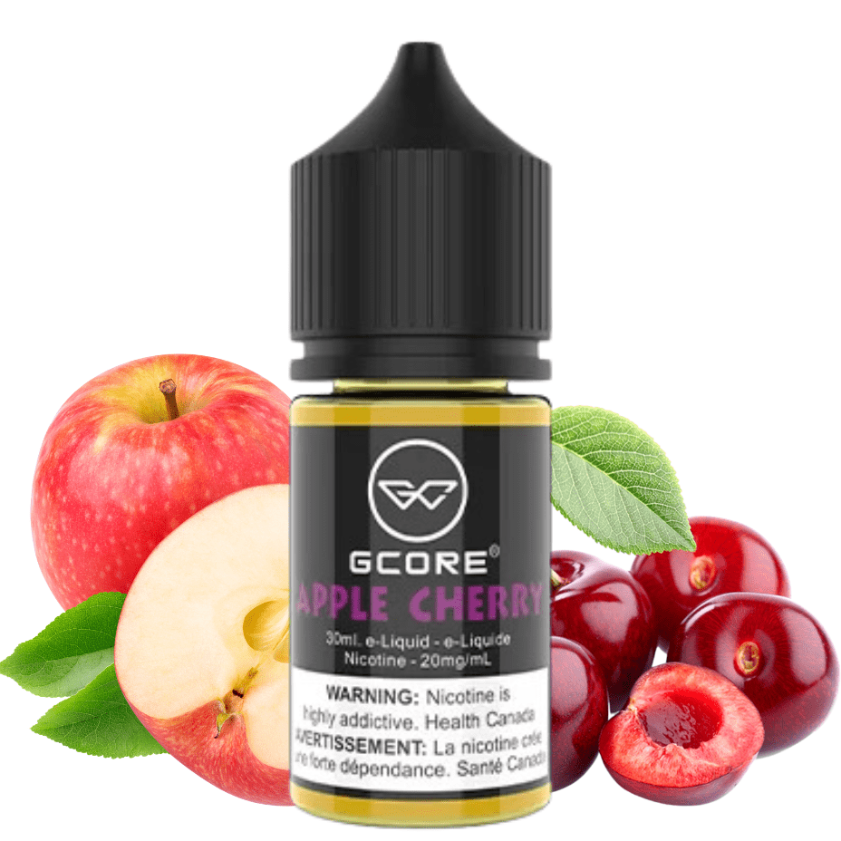 Apple Cherry Salt by GCore E-Liquid-30ml 20mg / 30ml Vape Superstore  Saskatchewan Canada