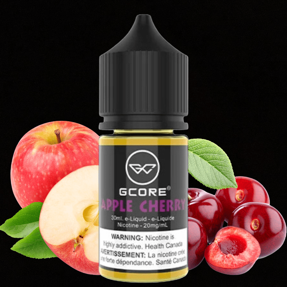 Apple Cherry Salt by GCore E-Liquid-30ml 20mg / 30ml Vapexcape Vape and Bong Shop Regina Saskatchewan