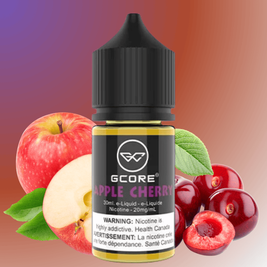 Apple Cherry Salt by GCore E-Liquid-30ml 30mL / 20mg Vape Superstore  Saskatchewan Canada