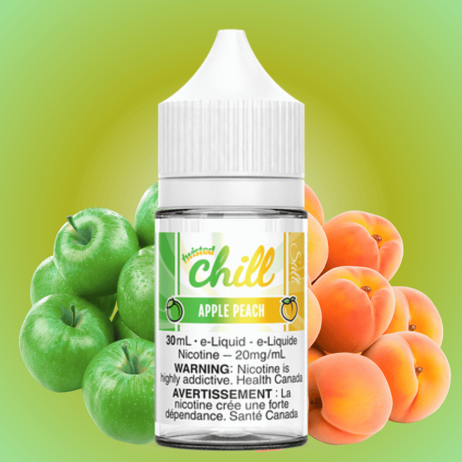 Apple Peach Salts by Chill E-Liquid 12mg Vape Superstore  Saskatchewan Canada
