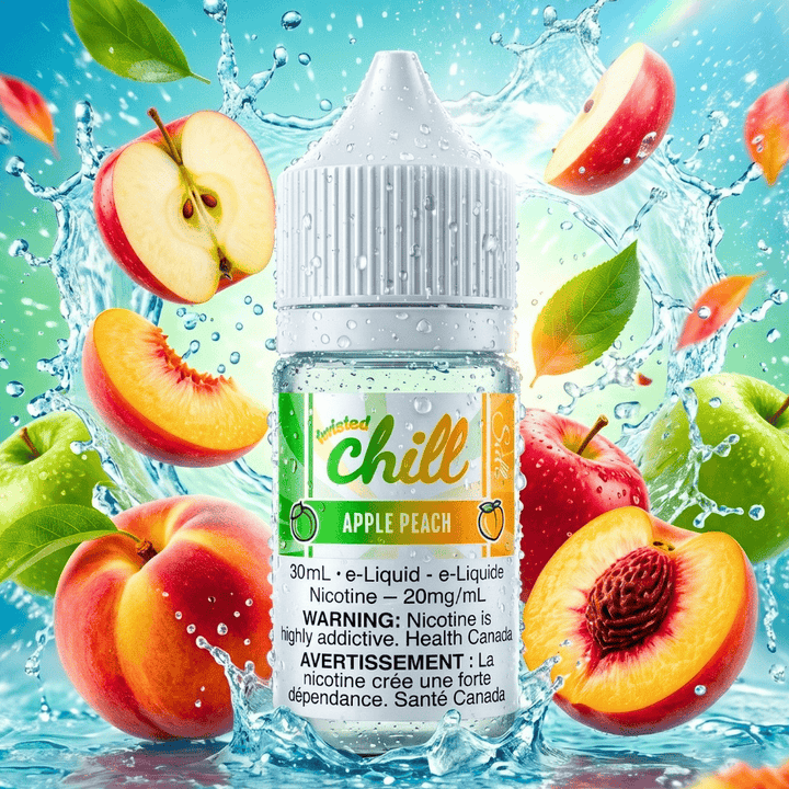 Apple Peach Salts by Chill E-Liquid Vape Superstore  Saskatchewan Canada