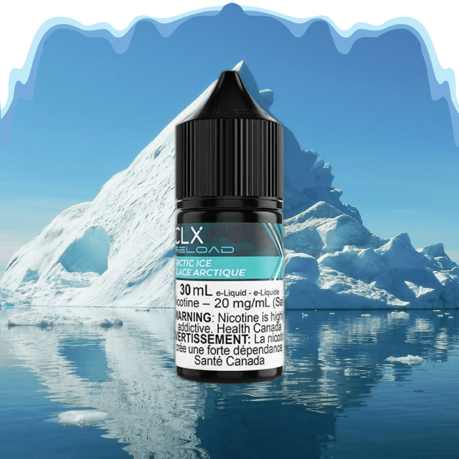 Arctic Ice Salt by CLX Reload E-Liquid 30mL / 10mg Vapexcape Vape and Bong Shop Regina Saskatchewan
