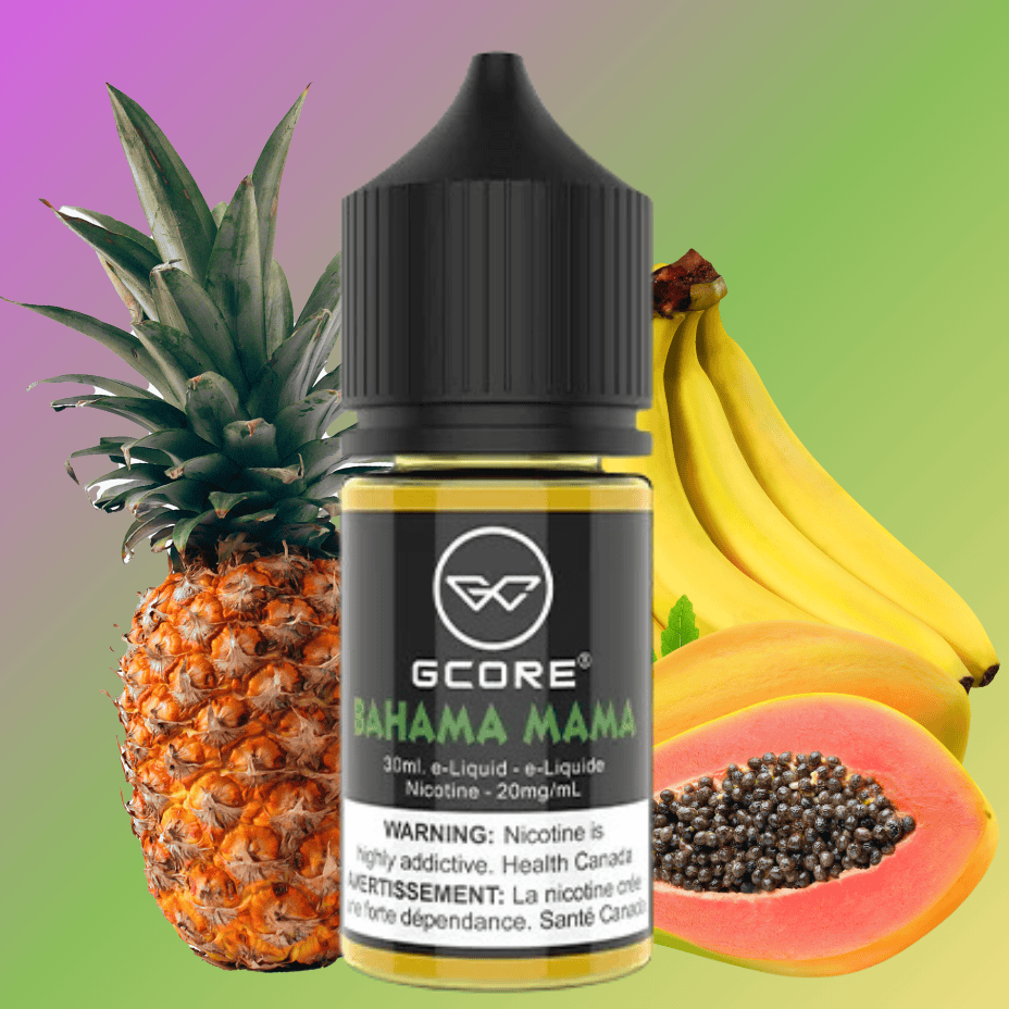 Bahama Mama Salt by GCore E-Liquid-30ml 30mL / 10mg Vape Superstore  Saskatchewan Canada