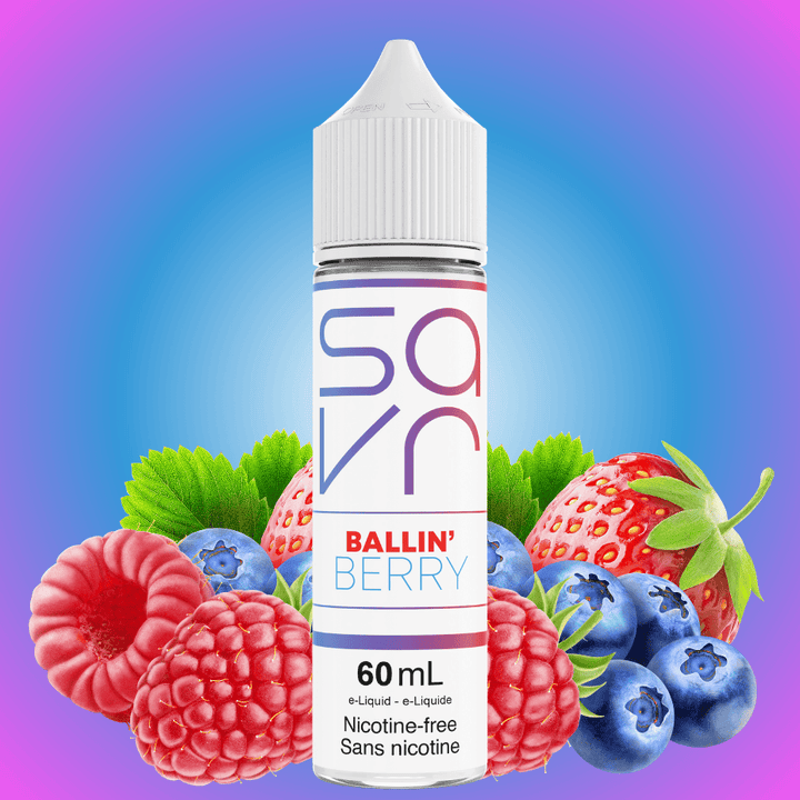 Ballin' Berry by Savr E-Liquid 60mL / 3mg Vape Superstore  Saskatchewan Canada