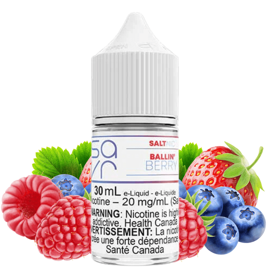 Ballin' Berry Salt by Savr E-Liquid 10mg Vape Superstore  Saskatchewan Canada