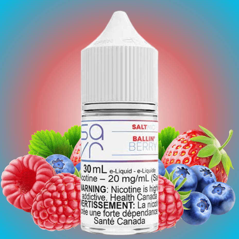 Ballin' Berry Salt by Savr E-Liquid 30mL / 10mg Vape Superstore  Saskatchewan Canada