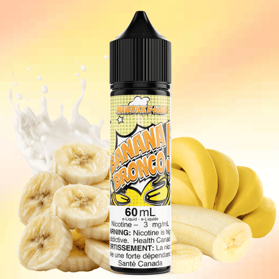 Banana Bronco by Maverick E-Liquid 60ml / 3mg Vape Superstore  Saskatchewan Canada