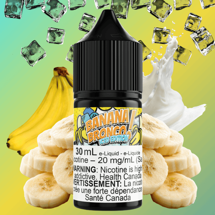 Banana Bronco Iced Salt by Maverick E-Liquid 30mL / 12mg Vape Superstore  Saskatchewan Canada