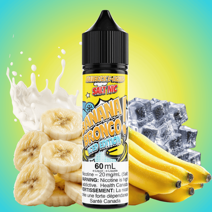Banana Bronco Iced Salt by Maverick E-Liquid-60mL Vape Superstore  Saskatchewan Canada