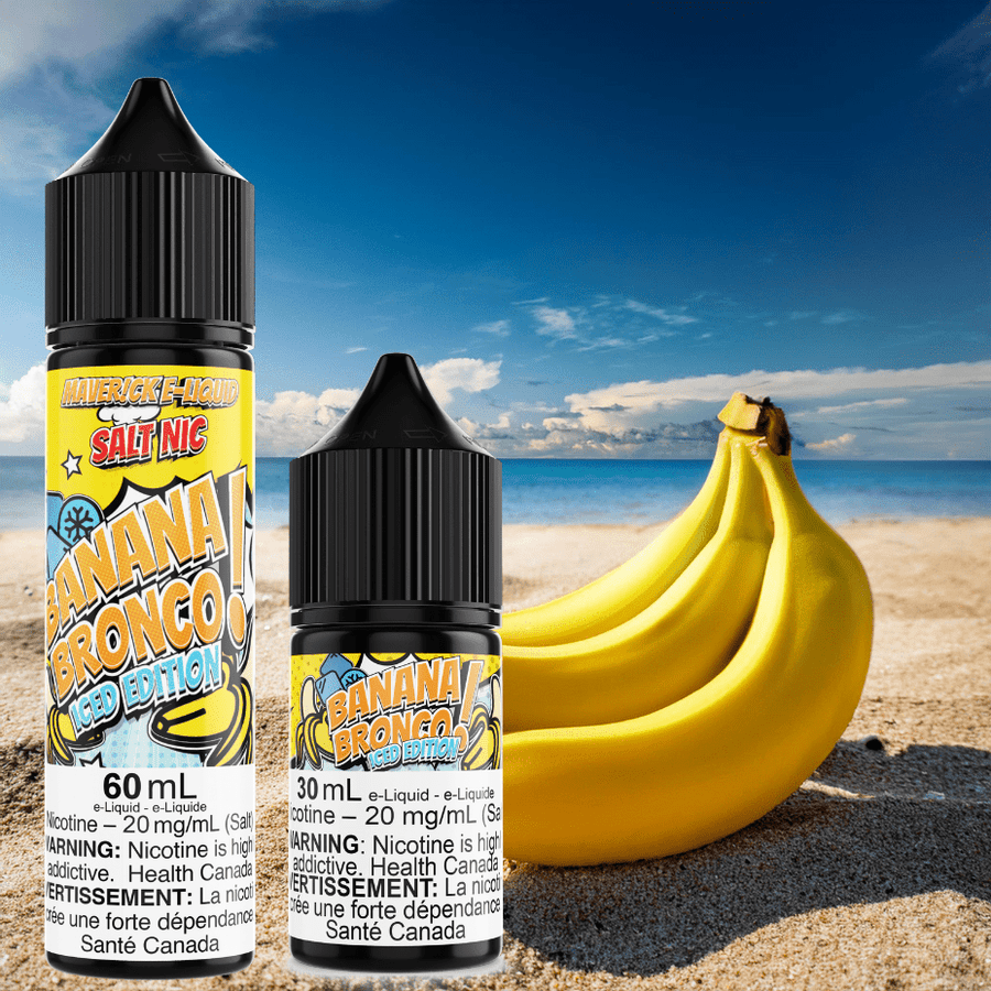 Banana Bronco Iced Salt by Maverick E-Liquid Vape Superstore  Saskatchewan Canada