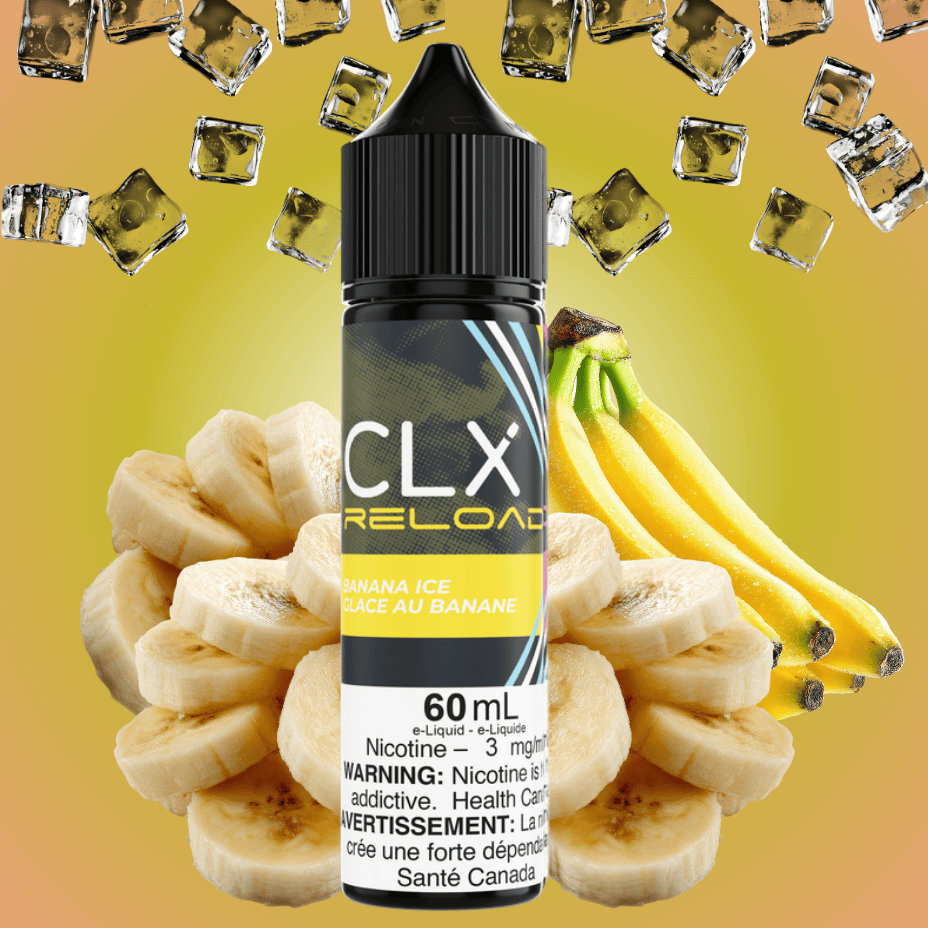 Banana Ice by CLX E-Liquid 3mg Vape Superstore  Saskatchewan Canada