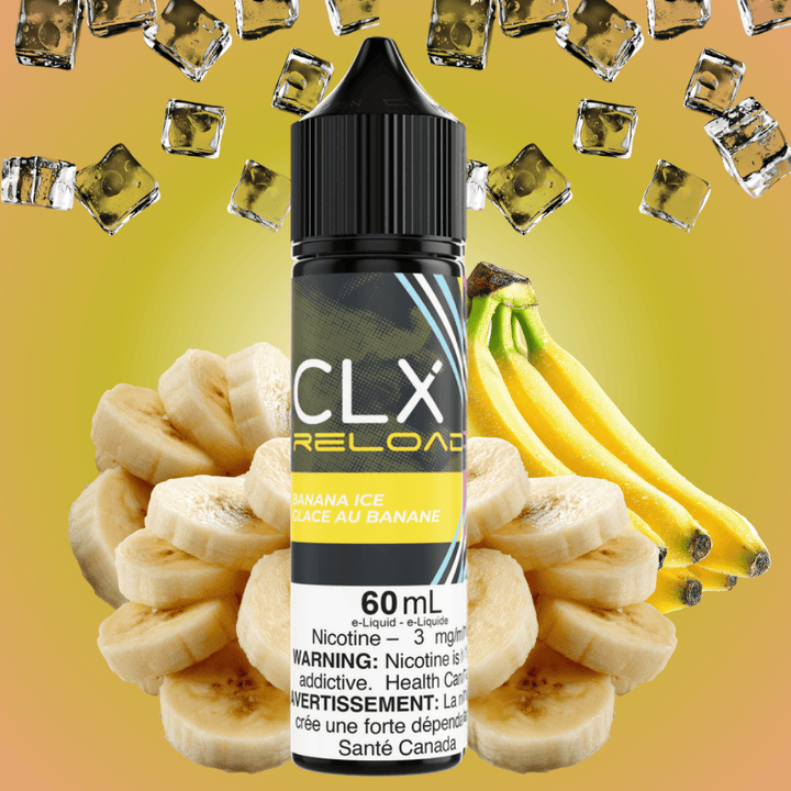 Banana Ice by CLX E-Liquid 3mg Vape Superstore  Saskatchewan Canada