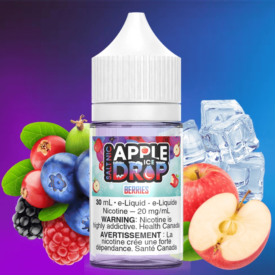 Berries Ice Salt by Apple Drop E-Liquid 30mL / 12mg Vape Superstore  Saskatchewan Canada