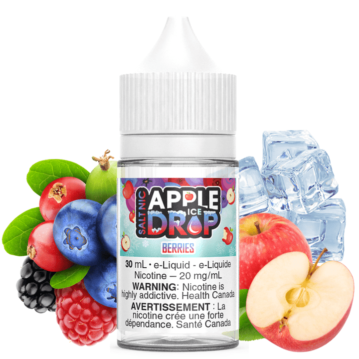 Berries Ice Salt by Apple Drop E-Liquid 30ml / 12mg Vape Superstore  Saskatchewan Canada