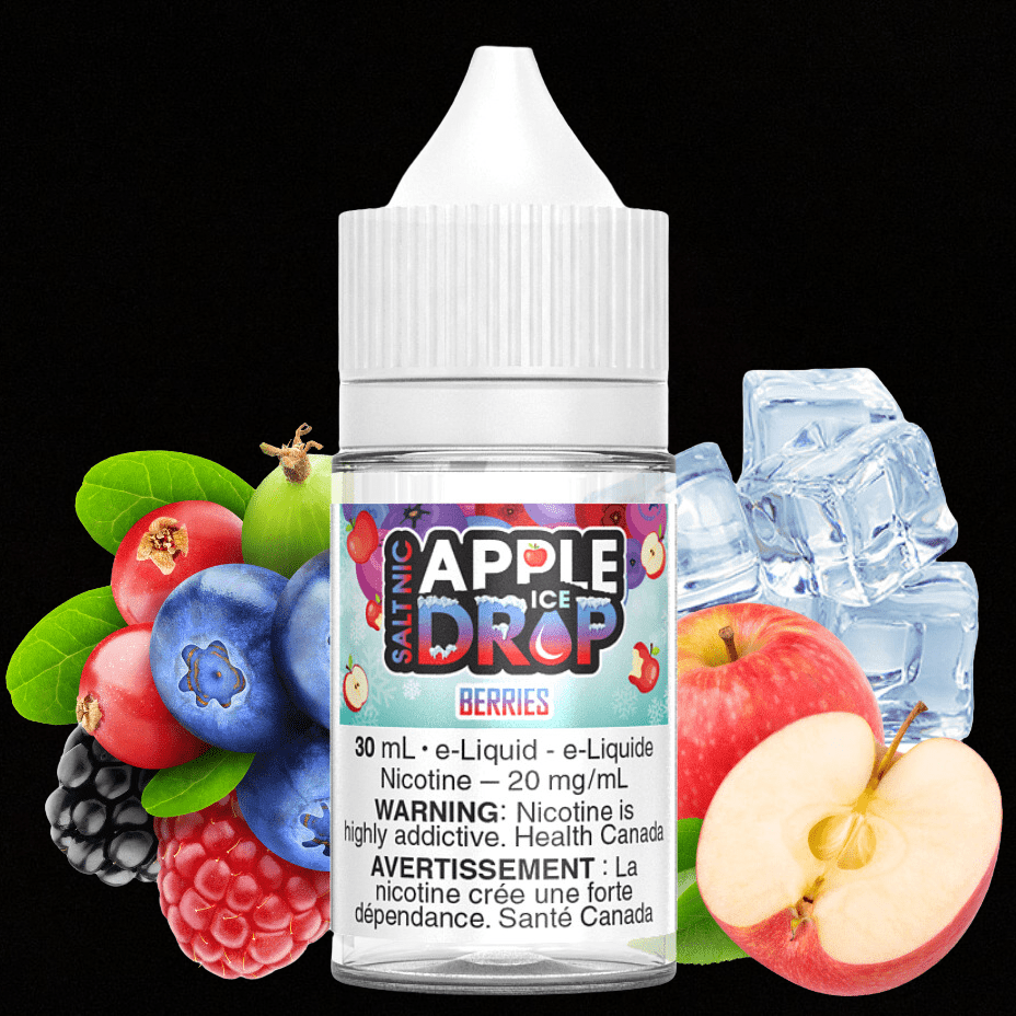 Berries Ice Salt by Apple Drop E-Liquid Vape Superstore  Saskatchewan Canada