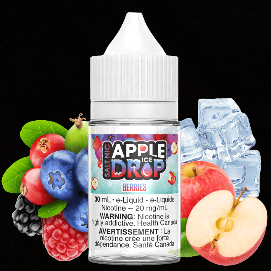 Berries Ice Salt by Apple Drop E-Liquid Vapexcape Vape and Bong Shop Regina Saskatchewan