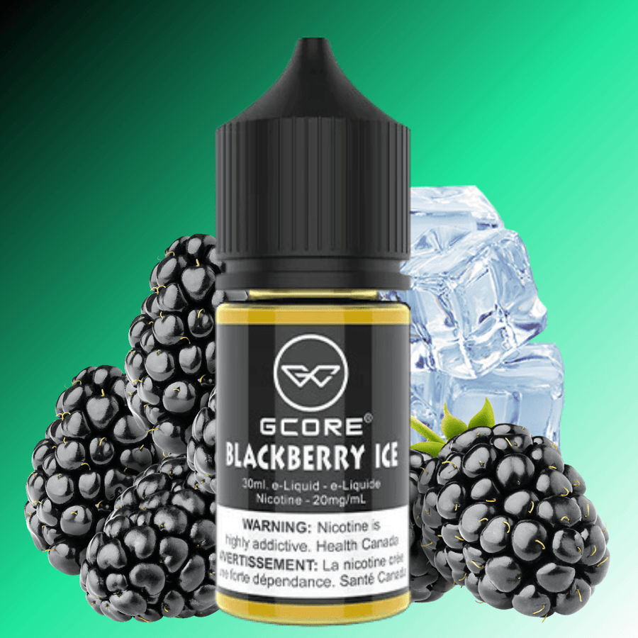 Blackberry Ice Salt by Gcore E-Liquid-30ml 30mL / 10mg Vape Superstore  Saskatchewan Canada