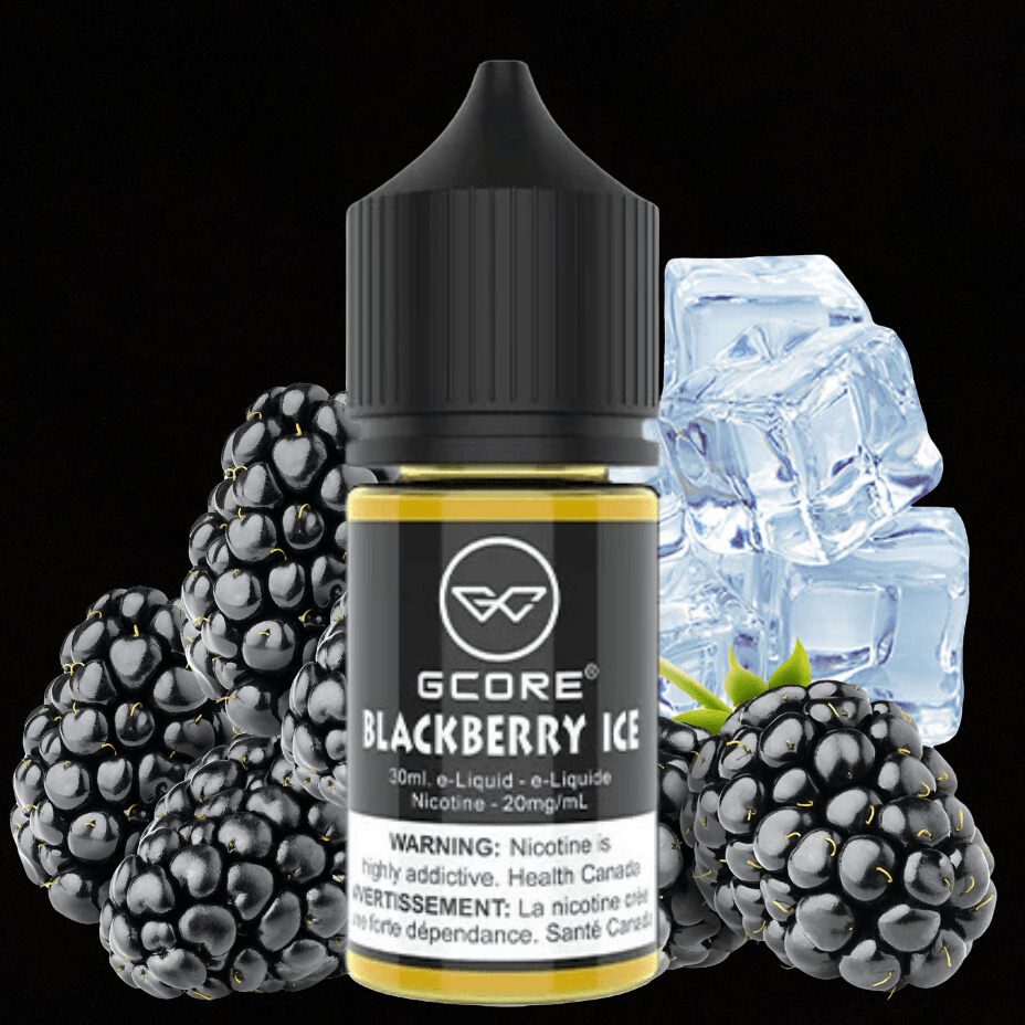 Blackberry Ice Salt by Gcore E-Liquid-30ml Vapexcape Vape and Bong Shop Regina Saskatchewan