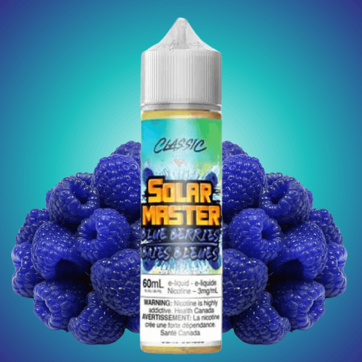 Blue Berries by Solar Master E-Liquid 60mL / 0mg Vape Superstore  Saskatchewan Canada