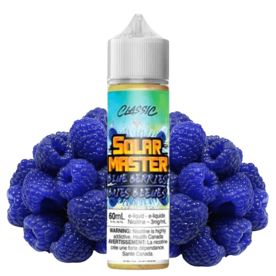 Blue Berries by Solar Master E-Liquid 60mL / 0mg Vape Superstore  Saskatchewan Canada
