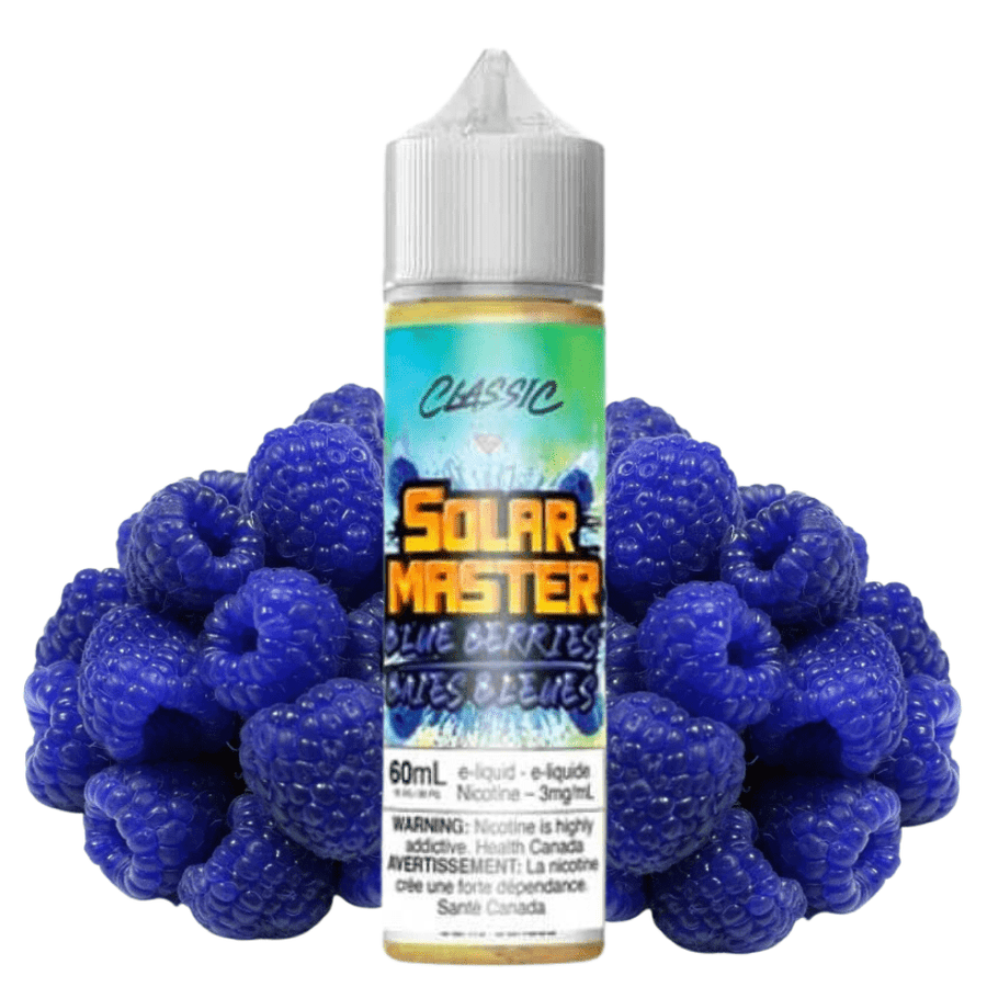Blue Berries by Solar Master E-Liquid 60mL / 0mg Vapexcape Vape and Bong Shop Regina Saskatchewan