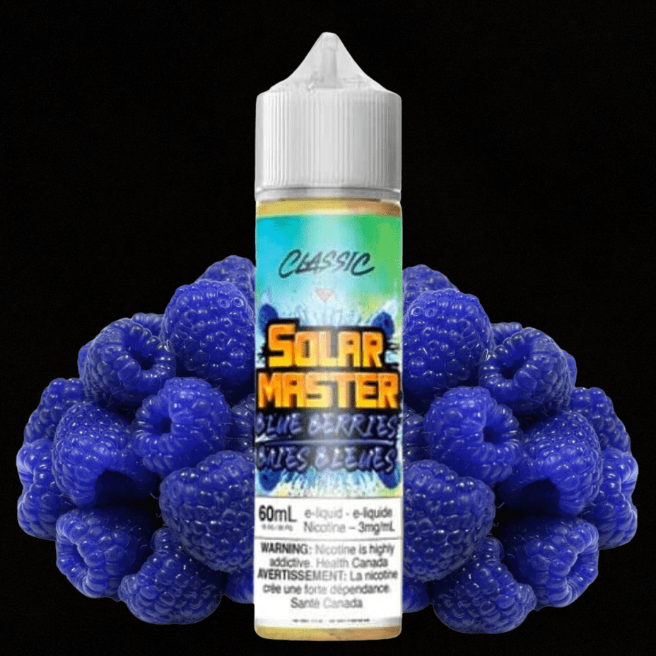 Blue Berries by Solar Master E-Liquid Vapexcape Vape and Bong Shop Regina Saskatchewan